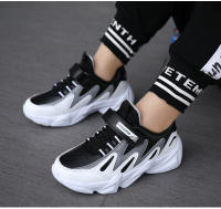 Zapatillas Infantiles Para Niños Y Niñas Casual Cómodas De Cuero Alta Calidad Deportivas Planas Moda Transpirables Tallas True Size - details 1