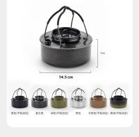 Hervidor De Agua Para Camping De Acero Inoxidable Alimenticio Portátil Para Exteriores Ideal Para Té En Picnics - details 4