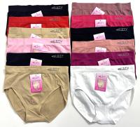 NOVAME - Pack de 12 Bragas de Mujer de Licra Sin Costura - Talla Super Grande - details 0