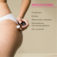 Repavar Aceite Rosa Mosqueta 100% Puro Tratamiento cosmético de cicatrices y estrías y alteraciones de la piel facial y corporal - Incluye Aplicador Roll On y Cuenta Gotas - 15 ml - details 1