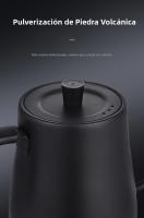 Hervidor Eléctrico 800ml De Acero Inoxidable 304 Térmico Con Control De Temperatura Para Café Y Té Con Base Giratoria De 360 Grados Y Función De Apagado Automático - details 7