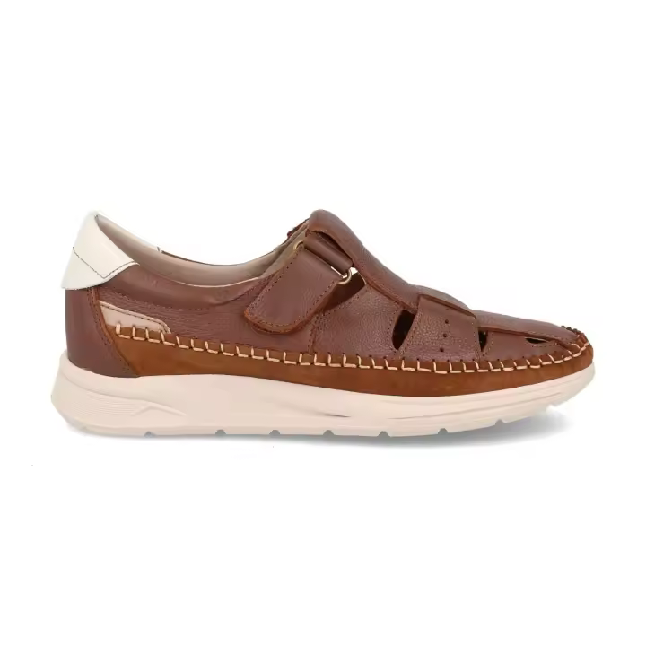 Sandalias Hombre Confort para Hombre Marca Di Prieto-4139 Piel Premium Disfruta de la máxima comodidad este verano con nuestras sandalias de vestir tipo cangrejera,diseñadas para el hombre que busca un equilibrio perfecto entre elegancia casual ybienestar - 1