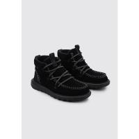 Hey Dude REYES SUEDE Botines Planos Mujer Negro - details 0