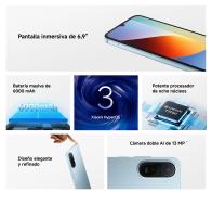 Teléfono Móvil Xiaomi REDMI A7 Pro 4G Smartphone, 4+64GB | 4+128GB, Pantalla inmersiva de 6,9", Batería masiva de 6000 mAh (typ), Impulsado por Xiaomi HyperOS, Potente procesador octa-core, Diseño elegante y refinado, Cámara dual de 13 MP con AI - details 1