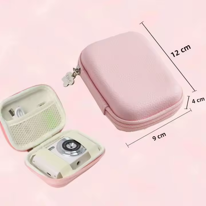 Estuche Protector De Cámara Mini CCD Con Funda De Viaje Y Bolsillo De Malla Para Accesorios Y Tarjetas Bolsa De Cámara Digital - 1