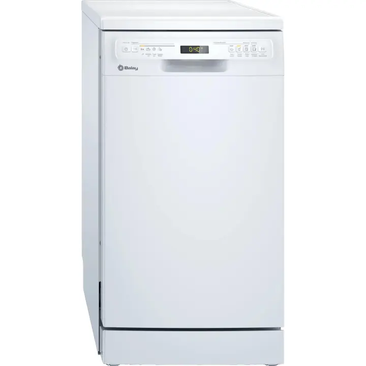 Balay - Lavavajillas 45 cm modelo 3VN4030BA para 10 cubiertos, clase energética E, con WiFi y Home Connect, diseño compacto para cocinas pequeñas, color blanco - 1
