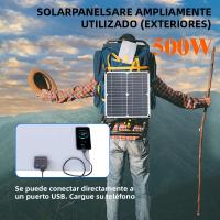Sistema De Placa Solar 500W 12V Kit De Alta Eficiencia Con Dual USB Y Controlador De 100A Para Energía Off-Grid RV Y Carga De Baterías - details 5