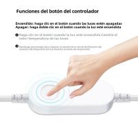 Tira De LED COB ZigBee Inteligente Compatible Con Tuya Alexa Luz USB 5V Dimmable Controlador De Luz Con Wifi Para Decoración De Habitación Cocina - details 3