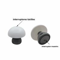 Lámpara De Mesa LED En Forma De Setas Con Carga Y Toque Para Decoración De Habitación De Hotel Bar Y Café Luz Nocturna Creativa Nórdica Pequeña - details 4