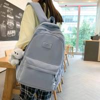 Mochila Impermeable De Alta Capacidad Para Mujer Estilo Universitario Con Portátil Para Viajes Y Escuela Diseño Trendy Y Cool - details 11