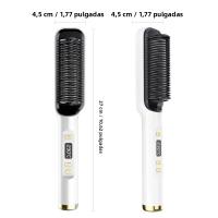 Peine Eléctrico Multifuncional Para Cabello Rizado Y Liso Con Pantalla LCD De Doble Uso ABS Dual Voltaje 100-240v Más De 5min - details 9
