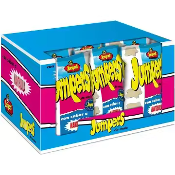 JUMPERS aperitivo de maíz con sabor a mantequilla 9 bolsa *100 gr - 1