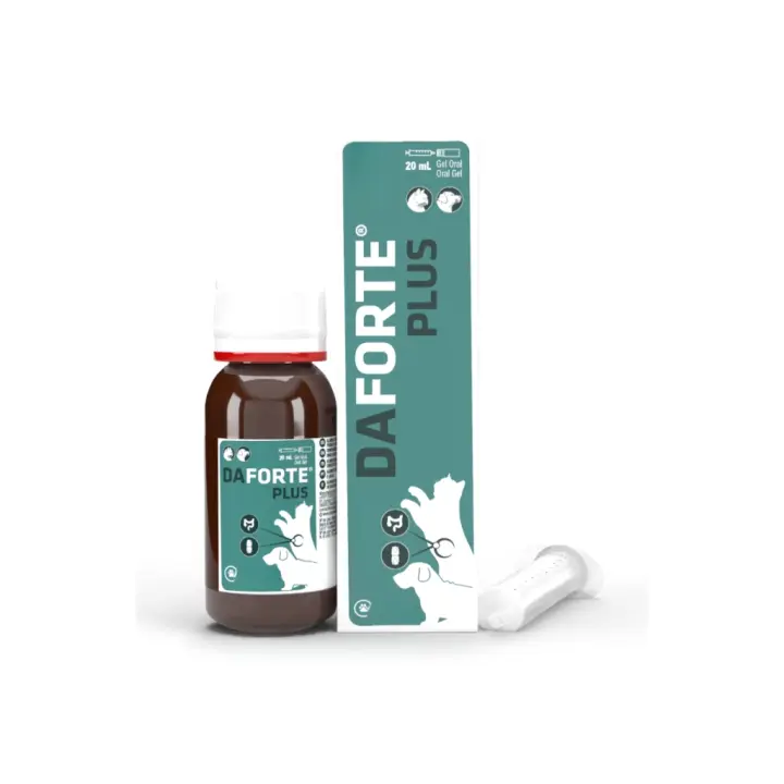 PHARMADIET Daforte Plus para Perros y Gatos - Complemento Probiótico Natural para el Equilibrio Intestinal de Perros y Gatos con Lactobacillus y Zinc - 1