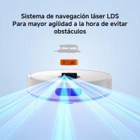 Xiaomi Robot Vacuum S40C, Aspirador y Fregona 2 en 1 | 5000Pa de Succión | Navegación LDS | Recarga Automática | Compatible Suelos Duros y Alfombras de Pelo Corto | Compatible Amazon Alexa / Google Home | Depósito de Polvo y Agua Gran Capacidad - details 4