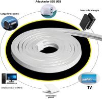 Luces RGB Para Juegos 16.4ft/5M De Neón Suave Para Mesas De Juegos Tira LED De Iluminación Compatible Con Corte Para El Hogar - details 7