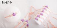 Headband Para Bebés Niñas Recién Nacidos Accesorios De Pelo Con Flor Ropa De Bebé Estilo Lindo Material Algodón Blends Propiedades Fotográficas - details 8