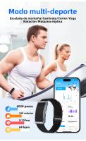 Nuevo Smartwatch Deportivo Fitness Tracker Para Hombres Y Mujeres Monitor De Corazón Y Sueño Pedometro Resistente Al Agua Con Recordatorio De Llamadas Pulsera Inteligente - details 11