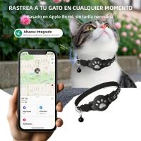 Collar Para Gatos Compatible Con Apple Airtag Con Campana Cierre De Seguridad Ajustable Reflectante Para Gatos Y Perros Recién Nacidos - details 6