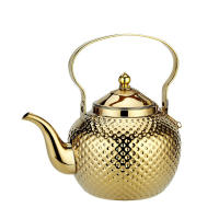 Tetera Sférica De Acero Inoxidable Con Mango De Martillo Y Malla Interna Para Té De Flores 2.0L Capacidad Venta Individual - details 3