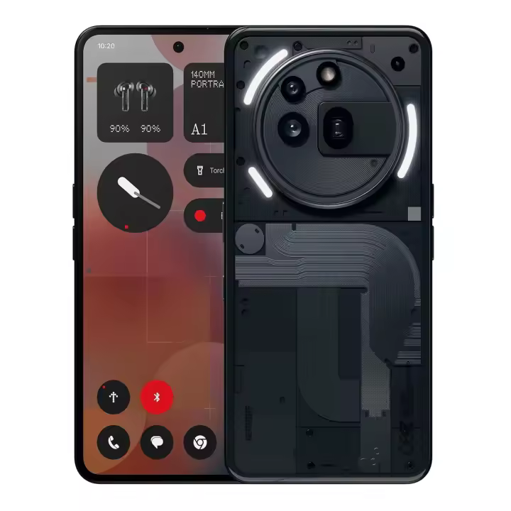 Teléfono Móvil Nothing Phone (3a) Pro 5G Smartphone, 12GB+256GB, Cámara periscópica de 50 MP con estabilización óptica (OIS), Snapdragon® 7s Gen 3, Zoom ultra de 60x, carga rápida de 50 W y Pantalla AMOLED FHD+ de 6,77" a 120 Hz - 1