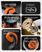 Auriculares Deportivos de Bluetooth V5.4 Cascos Auriculares Inalámbricos de Conducción Ósea Batería 500 mAh de 50H TEISCHE - details 0