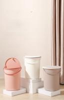 Bandeja De Papel Toalla De Baño Pared Montado Recipiente De Basura Con Tapa Y Mango Resistente Al Agua Estrecho Ecológico Para Cocina Y Baño - details 0