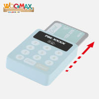 WOOMAX - Caja registradora de madera para niños, de juguete, infantil, ecológico, educativo, juego simbólico, madera natural, 18 piezas, para mayores de 3 años - details 1