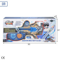 Infinity Nado - Master Belt Battle Set, Peonza Fury Wave Dragon (Dragón de Agua), 3D, espada lanzador, 48 cm, cinturón maestro, luces LED, 4 modos de juego, juegos de peonzas, pilas incluidas, juego de batalla - details 6