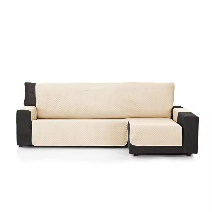 Funda Cubre Sofá Chaise Longue Mont - Válido para Chaise Longue Izquierdo y Derecho - Protector de sofá de arañazos - Fabricado en España - S&T Sofa Covers - 1