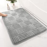 Alfombra De Baño Absorbente Y Antideslizante Estilo Rayado Gruesa Para Sala De Baño Ducha Entrada Resistente a La Suciedad - details 5