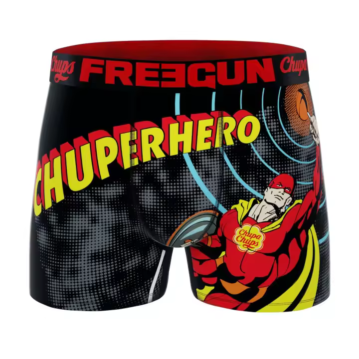 Freegun Calzoncillo Bóxer Hombre Chupa Chups Microfibra Multicolor - 1