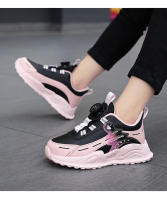 Zapatos Deportivos Para Niños Con Hebilla Giratoria Moda Niños Y Niñas Zapatillas De Correr Casual Transpirables Para Exteriores Todas Las Estaciones - details 25