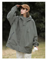 Chaqueta De Senderismo Impermeable Para Mujer Chaqueta Deportiva a Prueba De Viento Con Capucha Chaqueta De Rodeo Y Corrida Al Aire Libre - details 16