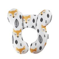 Almohada Para Bebé Viaje Coche Multi Funcional Asiento De Carrera Cojín Para Silla De Paseo U Forma Algodón Suave Dibujos Animados Niños - details 9
