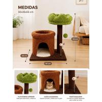 COTTECOTA- Rascador Árbol de ensueño con Cueva para Gatos – 50×35×55 cm - details 0