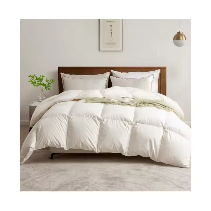 Relleno Nórdico Pluma Pato 250 Gr/m2 Eider - calidad excelsa 90% plumón pato blanco de máxima calidad y 10% pluma de pato, Color Blanco para Cama 90cm 105cm 135cm 150cm 180cm - 1