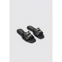 Limma ANI Sandalias Planas Mujer Negro - details 0