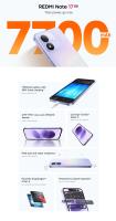 Teléfono inteligente Redmi Note 17 5G, batería de 7700 mAh, carga de 45 W, pantalla AMOLED FHD+ de 6,99" con tecnología Eye-care, Snapdragon 4 Gen 4, IP65, teléfono Xiaomi - Versión para la UE - details 1