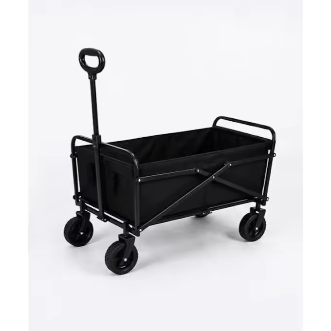 Carrito de Camping Todoterreno Plegable | Ruedas Anchas de Alta Resistencia para Playa, Jardín y Picnic - 1