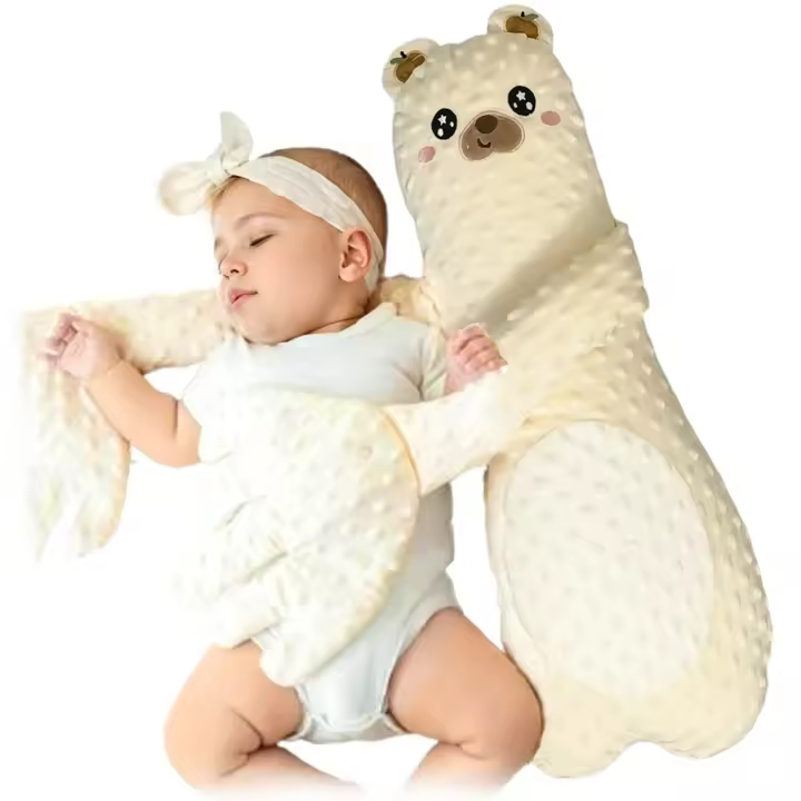 Almohada De Sueño Para Bebés Soothing Palms Ayuda Para Dormir Con Control Remoto Almohada De Cálamo Para Niños Recién Nacidos Y Bebés Menores De 1 Año Unisex MOV - 1