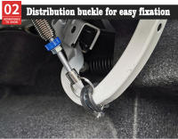 Dispositivo De Resorte Metálico Ajustable Para Apertura Del Maletero Del Coche Compatible Con Honda Accord Civic Integra City - details 8