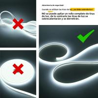 Tira De Luces LED COB 220V 288leds/m Adhesiva Flexible IP65 Impermeable Para Iluminación Interior Y Exterior Cocina Jardín - details 1