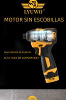 LYUWO 16V Destornillador Eléctrico Sin Cable 100N.m Multifuncional Herramienta De Perforación Para El Hogar Con Broca Incluida - details 6