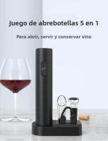 Aerador De Vino Eléctrico Con Abrazadera Y Corte De Sellador 1PCS Herramienta De Bar Y Cocina Regalo Para Fiesta - details 0