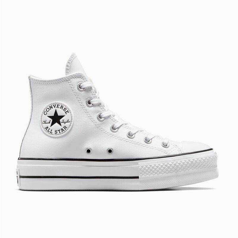 Zapatillas Converse Blancas Piel Chuck Taylor All Star Platform Leather