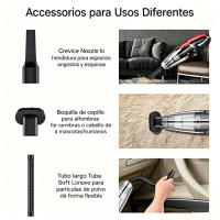Aspiradora sin Cable Inalámbrica de 120 W, Portátil, Inalámbrica, para el Hogar, con Succión Potente y Práctica, Adecuado para La Limpieza Del Hogar y Del Coche. - details 7
