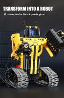 Modelo De Robot RC De 3 En 1 Para Niños Juguete De Bloques De Construcción De Camión Excavadora Y Bulldozer Regalo Para Niños - details 4