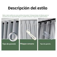 1PC Cortina De Encaje Ondulado Para Cocina Dormitorio Sala De Estar Decoración De Boda Cortina De Rodamiento Translúcida Cortina De Ventana Estilo Europeo Y Americano - details 0