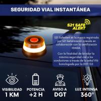 【DGT 3.0】Baliza V16 Con Geolocalizada, Luz de Emergencia V-16 Conectada DGT 3.0, Certificada DGT IDIADA PC25020309, Baliza Geolocalizada con Visibilidad 1 km y 360°, Conexión NB-IoT, Sistema de Sujeción Magnético - details 2