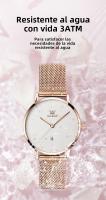Reloj De Moda Elegante Para Mujer OLEVS De Acero Inoxidable Resistente Al Agua Cuarzo Reloj De Pulsera Simple Y Elegante - details 13